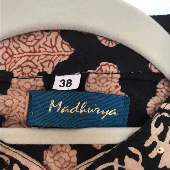 Madhurya Cotton Print Kurti Tunic, Size 38 (small) - Picture 4 of 6